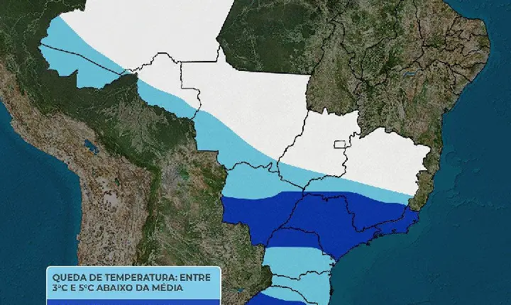 Instabilidade muda o clima de norte a sul | Previsão para segunda, 09 de junho